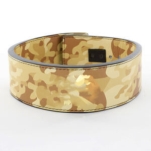 Cinturón de entrenamiento de cuero para gimnasio de alta resistencia sublimado con logotipo personalizado 2023, hebilla de palanca de elevación pesada para Fitness, peso de Venta caliente - Product Image 4