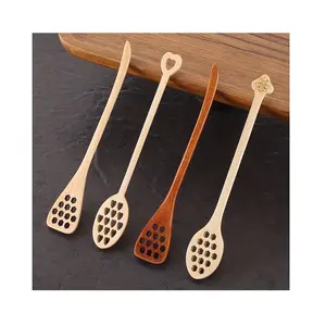 Kitichen utilizzare in resina di legno cucchiaio posate per il ristorante e da tavola cucchiaio gelato e vendita su misura