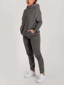 100%Premium quality Embroidery Style Men <b>Oversized</b> Sweatpants and <b>Hoodie</b> Custom 100% Cotton <b>fleece</b> unisex <b>Hoodie</b> Set - Product Image 3