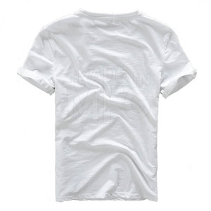 T-shirts à broderie fabriqués dans les meilleurs matériaux à bas prix T-shirts à broderie légers sur mesure - Product Image 2