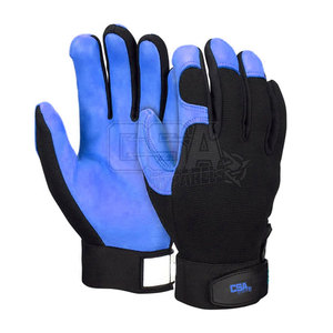 Guantes mecánicos de seguridad de calidad superior Venta caliente Guantes de trabajo duraderos Guantes de cuero de trabajo de seguridad de Bajo MOQ - Product Image 1