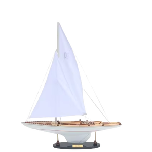 Bijou เรือยอชท์แล่นเรือใบอิสระทำจากไม้วัสดุธรรมชาติรูปทรงแปลกฮวงจุ้ยของตกแต่งบ้านของขวัญใหม่จากจีน - Product Image 1