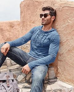 Sudaderas con capucha de manga larga para hombre personalizadas 100% algodón invierno Color sólido Vintage elegante al aire libre Casual transpirable ligero pulóveres - Product Image 5