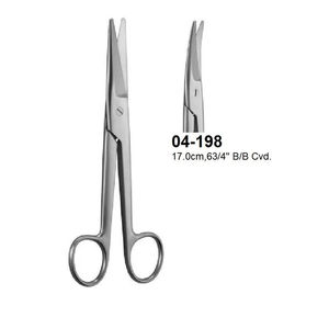Ciseaux gynécologiques Mayo Noble incurvés 16.5cm en acier inoxydable général ciseaux à pansement chirurgical couronne dissection fini - Product Image 5