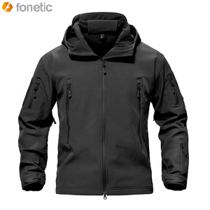 Chaqueta de camuflaje de caza de poliéster de color sólido de alta calidad para hombres con mangas completas último diseño para uso al aire libre - Product Image 4