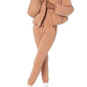 Pantalones de chándal en blanco con cintura elástica y logotipo impreso personalizado de poliéster informal al por mayor para hombre de alta calidad - Product Image 4