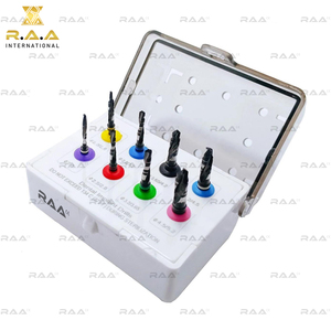 R.A.A. INTERNATIONAL RAA-145 Kit de 8 fraises dentaires universelles noircies, certifié CE, dispositif médical de classe I, garantie de 3 ans - Product Image 6