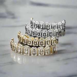 Personalizado S925 plata Iced Out VVS Moissanite Grillz dientes puede diamante prueba hombres Hiphop joyería - Product Image 3