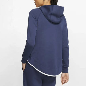 Chándal de lana de tecnología personalizado para mujer, conjunto de chándal de 2 piezas con cremallera completa, chándal deportivo con capucha para mujer - Product Image 3