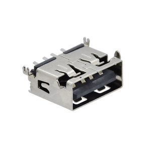 SMT + Dip <span class=keywords><strong>USB</strong></span> <span class=keywords><strong>2</strong></span>.<span class=keywords><strong>0</strong></span> Loại Một cổng sạc nữ 4 pin <span class=keywords><strong>USB</strong></span> một Đầu nối cáp 11mm ổ cắm ngắn - Product Image 4