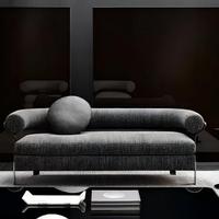Petit canapé moderne en bois de style italien minimaliste, une place, pour appartement, salon et hôtel