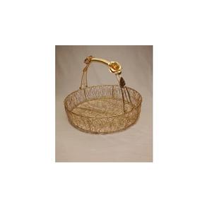 Panier en métal design fleur pour le rangement des cadeaux à un prix raisonnable panier en métal sac de panier cadeau pour la maison et l'hôtel - Product Image 1