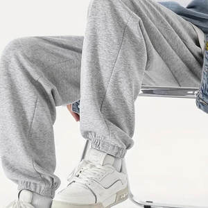 Pantalones holgados para hombre para uso diario informal con tela suave y piernas anchas, pantalones holgados para hombre - Product Image 3