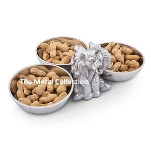 Juego de 3 tazones con estilo para el hogar, vajilla moderna de Color dorado para restaurante, Hotel, cocina, fruta seca, servicio de dulces, Decoración de mesa - Product Image 4