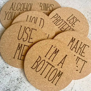 Juego de posavasos de corcho de madera Natural hecho a mano ecológico clásico para restaurantes, precios bajos para exhibición de servicio de café - Product Image 1