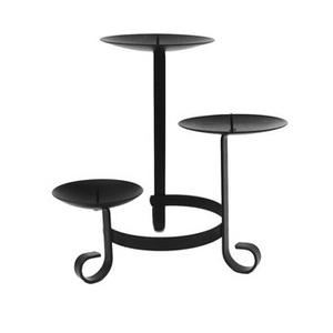 Soporte de vela de metal decorativo hecho a mano personalizado soporte de metal de hierro para la decoración de Navidad del hogar y el jardín - Product Image 1