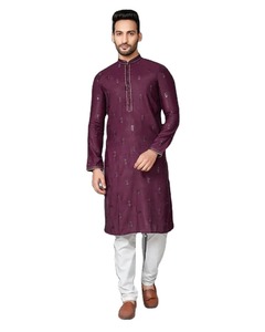 Vêtements à la mode kurta et pyjama readymade pas cher bas prix hommes indiens portent fabrication en gros surat - Product Image 1