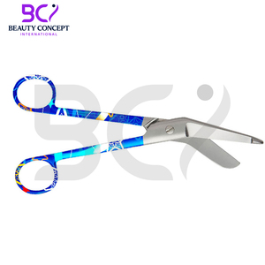 Tijeras de vendaje quirúrgico de calidad superior con tarifa al por mayor para diestros de Color azul, uso de 7,5 pulgadas para removedor de vendaje - Product Image 3