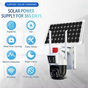 4 एमपी गुंबद cccTV कैमरा ai मोशन ट्रैकिंग सौर इनडोर वायरलेस ptz 4g सिम कार्ड वाटरप्रूफ - Product Image 3