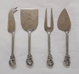 VIC 766 2024 dernier style en acier inoxydable en métal amour noeud ensemble de couverts comprend des fourchettes pour la maison vaisselle service alimentaire en gros - Product Image 4