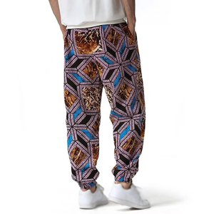 Pantalones estampados transpirables al por mayor, de secado rápido, personalizados, con estilo, de talla grande, pantalones de hombre lavados, transpirables y de ajuste cómodo - Product Image 6