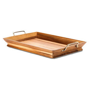 Plateau en bois Plateau de vanité rectangulaire Plateau de service pour la meilleure qualité Salle de bain Cuisine et table basse - Product Image 6