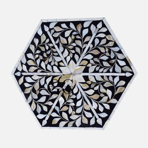 Tabouret console en incrustation d'os au design moderne pour la salle à manger et le bureau à domicile Décoration de salon et de chambre à coucher Pettah Home - Product Image 3