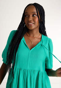 Vestido corto bohemio de nuevo diseñador para verano, ropa de playa para mujer, cuello en V, Túnica Midi, ropa de fiesta, Vestido de manga corta - Product Image 5