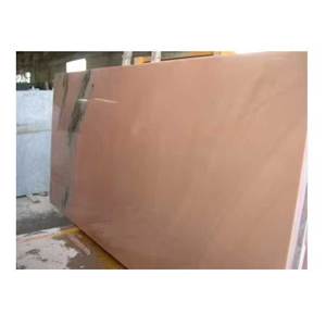 แผ่นหินอ่อนสีชมพูกุหลาบหินชาธรรมชาติที่ไม่เหมือนใครสำหรับแผ่นพื้นผิวขัดเงาและกระเบื้องกันน้ำมันกระเด็น - Product Image 1