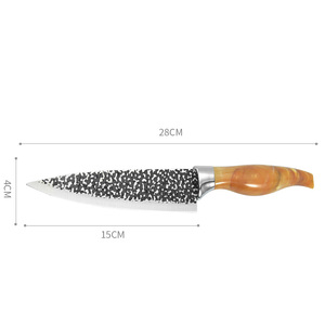 Cuchillo de chef de cocina de 6 pulgadas al por mayor con hoja de acero inoxidable y mango ergonómico para cortar carne, frutas y verduras - Product Image 3