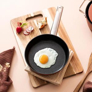 Juego de 2 sartenes 28x5cm 30x5cm + cacerola 32x8cm en aluminio forjado AGROS San Ignacio - Product Image 6