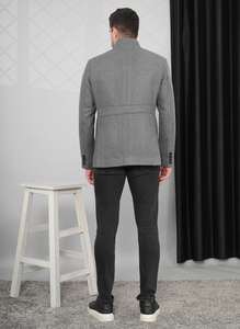 Direct Factory Supply Classic Light Gray Blazer Mens Modern Tailored <b>Jacket</b> for <b>Wedding</b> Available At Wholesale Price - Product Image 4