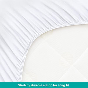 Protège-matelas enduit Tpu de qualité supérieure blanc anti-tache facile à laver coton rempli doux toutes les tailles de lit protège-matelas - Product Image 5