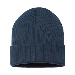 Gorro de diario Unisex personalizado para hombres y mujeres, gorros de punto de esquí de invierno con puños de costilla sostenibles, gorro de calavera holgado suave y alto, diseño jacquard - Product Image 3