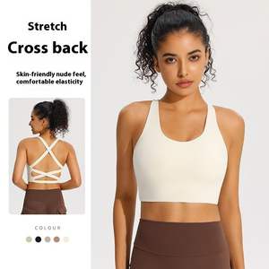 Soutien-gorge de sport sans couture soutien-gorge d'entraînement à soutien élevé pour femmes soutien-gorge de sport léger à séchage rapide vente en gros - Product Image 3