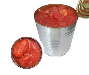Venta al por mayor de tomates enlatados en salmuera en conserva en jugo de tomate sal de calidad superior pelados para cocinar procesamiento de alimentos exportación global - Product Image 3