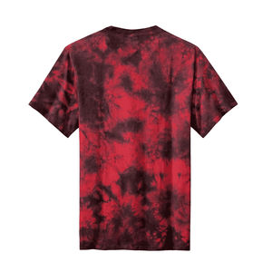 Camisetas de algodón con cuello redondo Unisex de 180g, camisetas de verano de manga corta con degradado de logotipo personalizado, camisetas de verano de gran tamaño suaves con estampado Tie Dye, venta al por mayor para hombres - Product Image 2