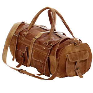 กระเป๋าทรงดัฟเฟิลกระเป๋าเดินทางแบบปรับแต่งได้หนังแท้พับได้และ PU มีโลโก้ - Product Image 4