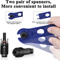 IP67 1000V 30A Kupferlegierung PPO-Gehäuse Wasserdichte Solarstromsystem-Kabelverbindungen UHF/RF/PCB/FPC 20 Stück/10 Paare Stecker/Buchse