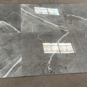 CARREAUX DE SOL EN PORCELAINE ÉMAILLÉE POLI 800 MM X 800 MM CARREAUX DE SALON CARREAUX DE CHAMBRE À COULEUR SURFACE BRILLANTE COULEUR FONCÉE - Product Image 3