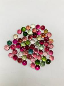 Cabujón de Turmalina Multicolor, Selección de Piedras Naturales Curativas, Alta Calidad, Juego de Colores para Joyería Artística, Artesanía Atemporal - Product Image 2