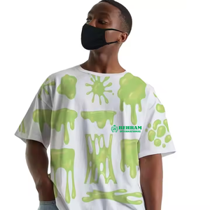 Camiseta Extra Grande para Hombre, Corte Holgado, 100% Algodón Ecológico, Secado Rápido, Hombros Caídos, 220g, Personalizable - Product Image 2