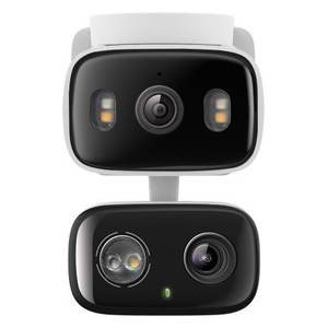 Caméra vidéo réseau TC34 à double objectif Pan&Tilt blanche 2K 1440p QHD Sorveglianza - Product Image 3