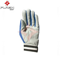 Gants de football professionnels personnalisés avec logo, design et couleur sur mesure, pour sports de plein air, à doigts complets, antidérapants, en polyester, à enfiler