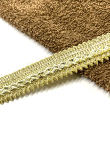 Cordones metálicos trenzados con lentejuelas de Color dorado claro, Gimp de ajuste de encaje para calzado de mujer, ofertas al por mayor - Product Image 5