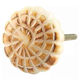 Bouton en os poignée de tiroir poignée d'armoire cuisine chambre meubles vadrouille bouton de porte maison par Faizacraft - Product Image 3