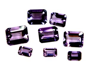 แหวนอเมทิสต์สีม่วงทรงสี่เหลี่ยมขนาด6*4มม. งานตัดแบบเหลี่ยมเพชรพลอยอัญมณีอินเทรนด์ที่ดีที่สุด - Product Image 4