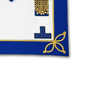Regalia maçonnique de luxe sur mesure, de haute qualité, brodée, à coudre, avec aimant, tabliers de grade, tissu doux et respirant - Product Image 4