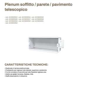Systèmes HVAC Tecnosystemi, plénum télescopique pour VMC, plafond, mur, sol - Product Image 3