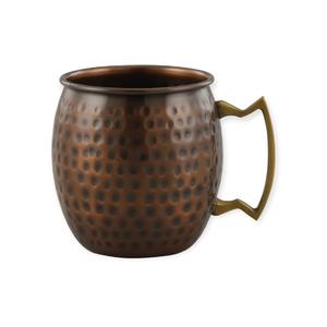 Taza de mula de Moscú de cobre puro con acabado brillante para bebidas frías, cerveza, vino, uso para beber, Bar, Hotel, decoración del hogar - Product Image 6